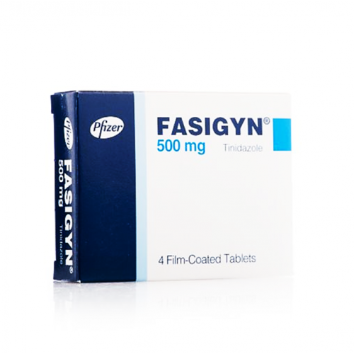 FASIGYN 500 MG ( TINIDAZOLE ) 4 TABLETS